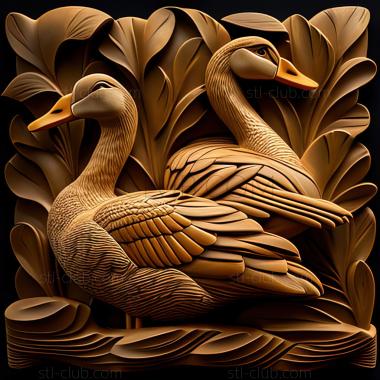 3D model st geese (STL)